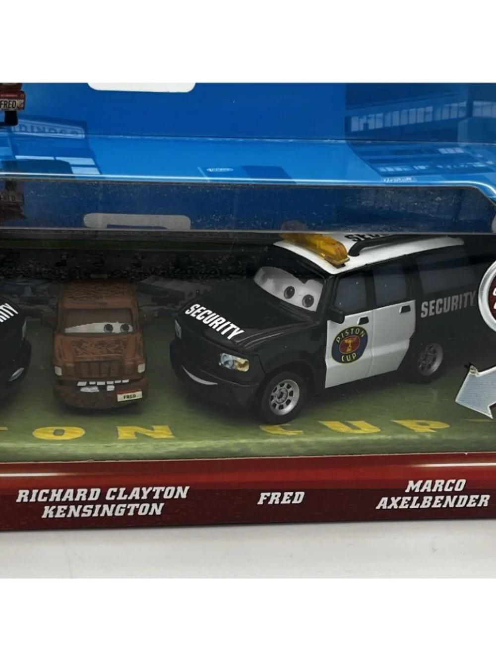 Disney Pixar Cars Piston Cup 3-Car Gift Pack Richard Fred Marco Eyes Change NEW